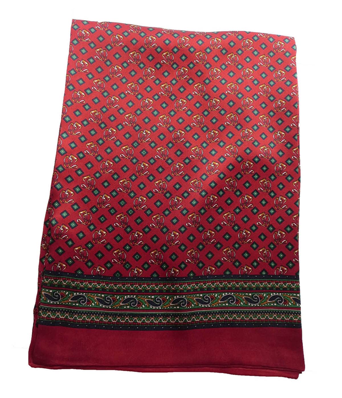 100 Silk Scarf for Men Double Layer Fashion Neckerchief Office Casual Business Smooth All Seasons