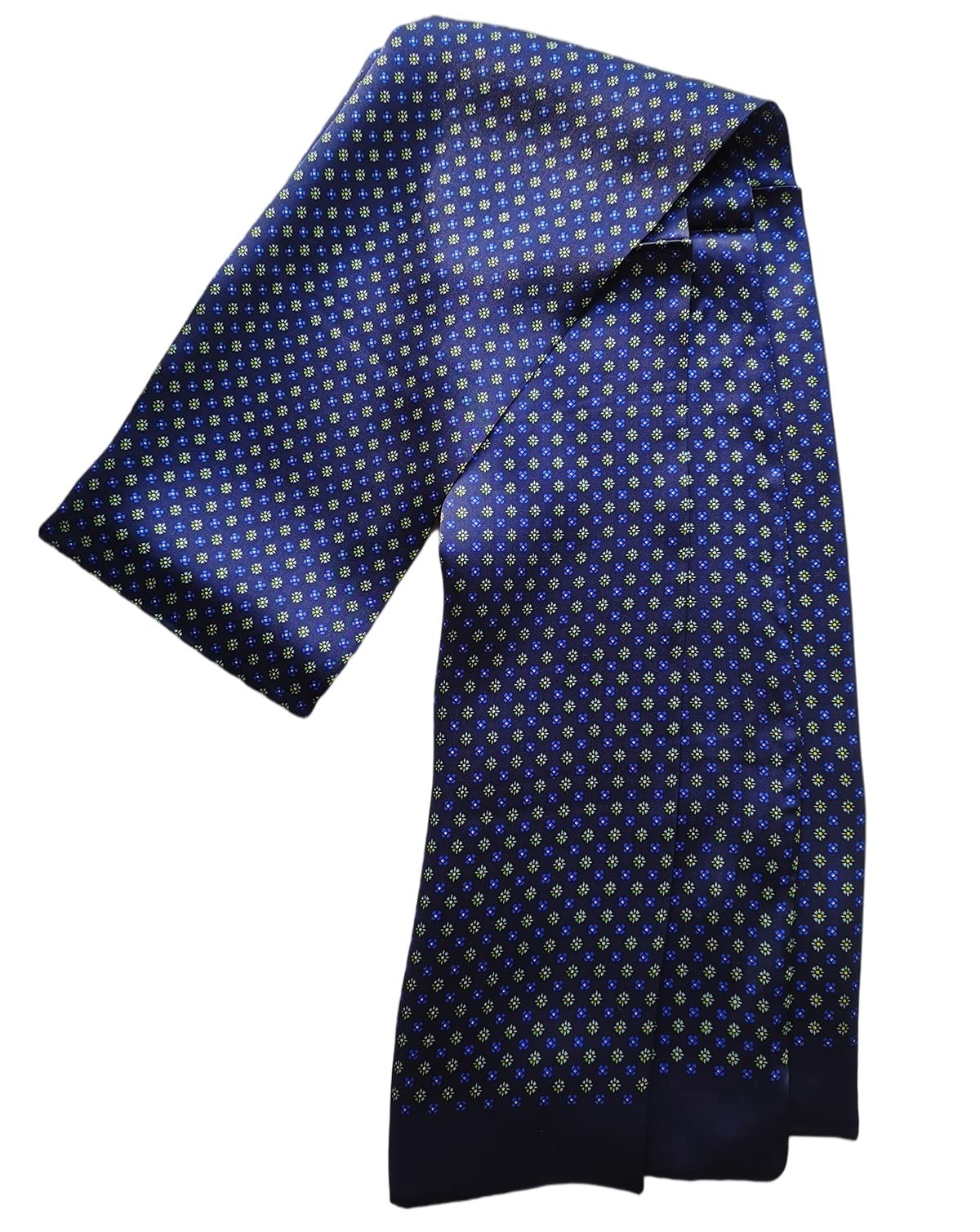 100 Silk Scarf for Men Double Layer Fashion Neckerchief Office Casual Business Smooth All Seasons