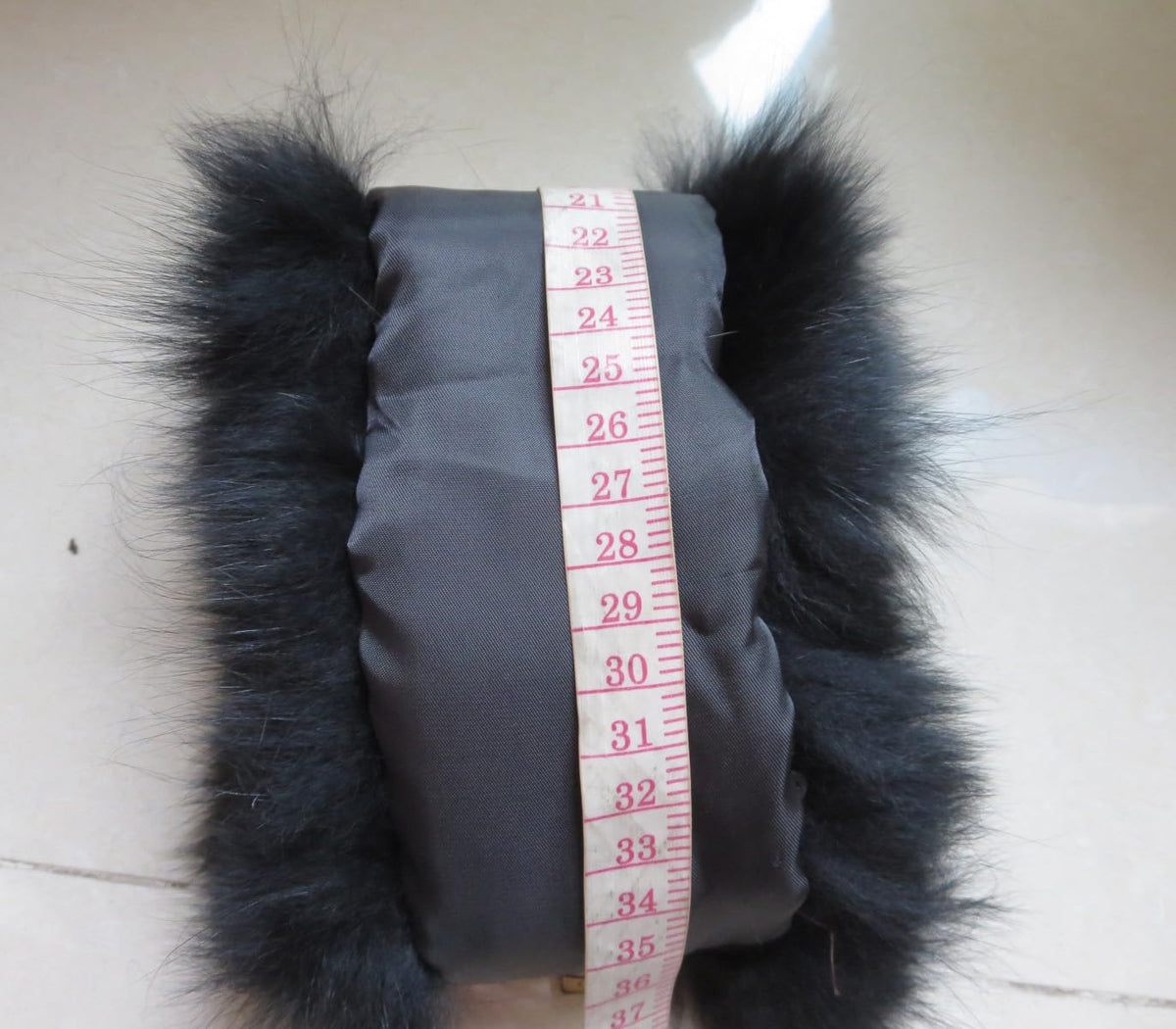 Women Wrist Cuffs Real Fox Fur Cuff Arm Warmer for Jacket Coat Sleeve Decoration Winter Warm