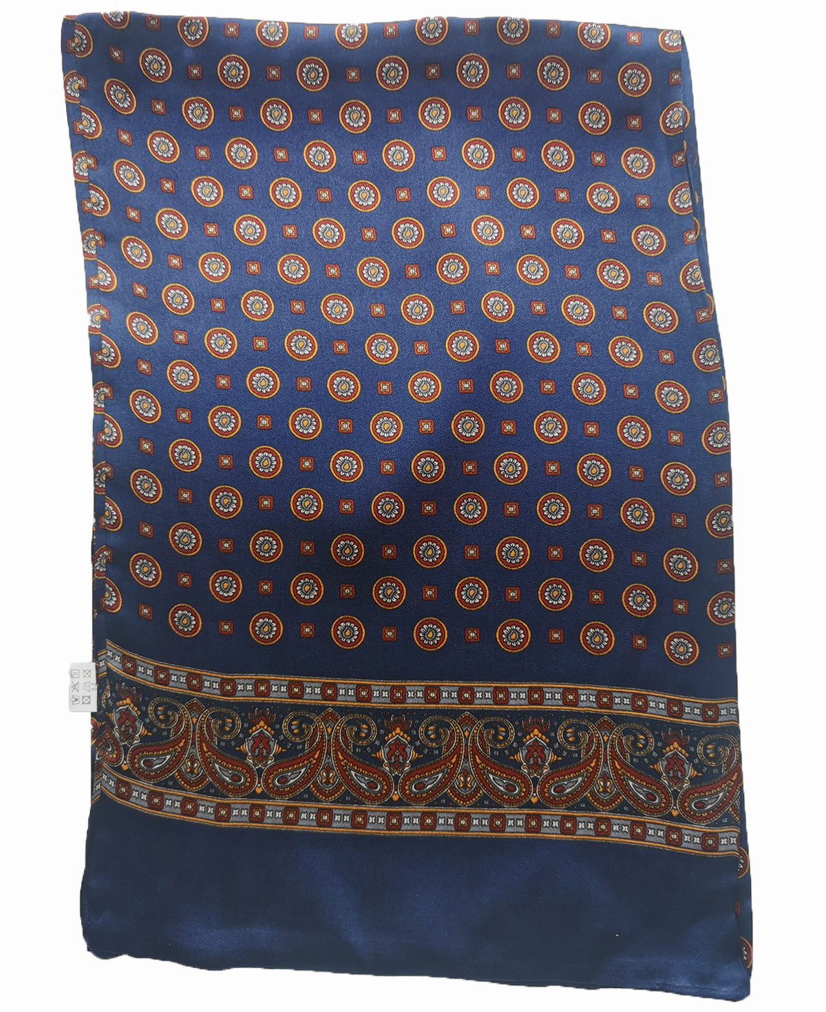 Men's 100% Silk Scarf Double Layers Fashion Neckerchief Formal Casual