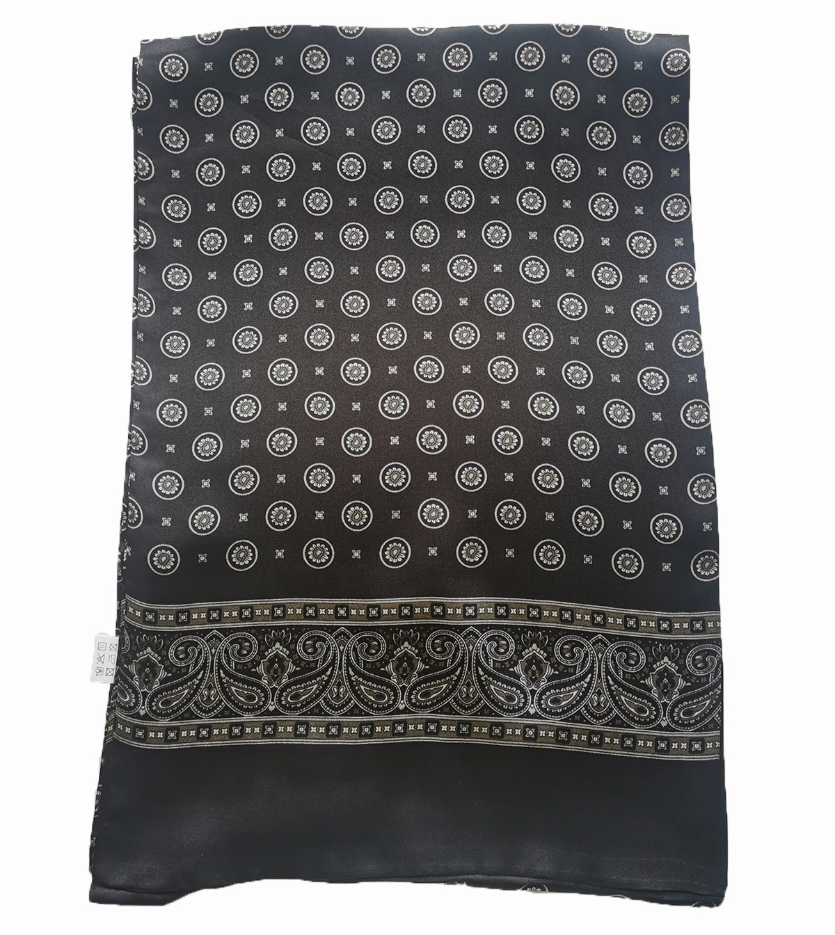 Men's 100% Silk Scarf Double Layers Fashion Neckerchief Formal Casual