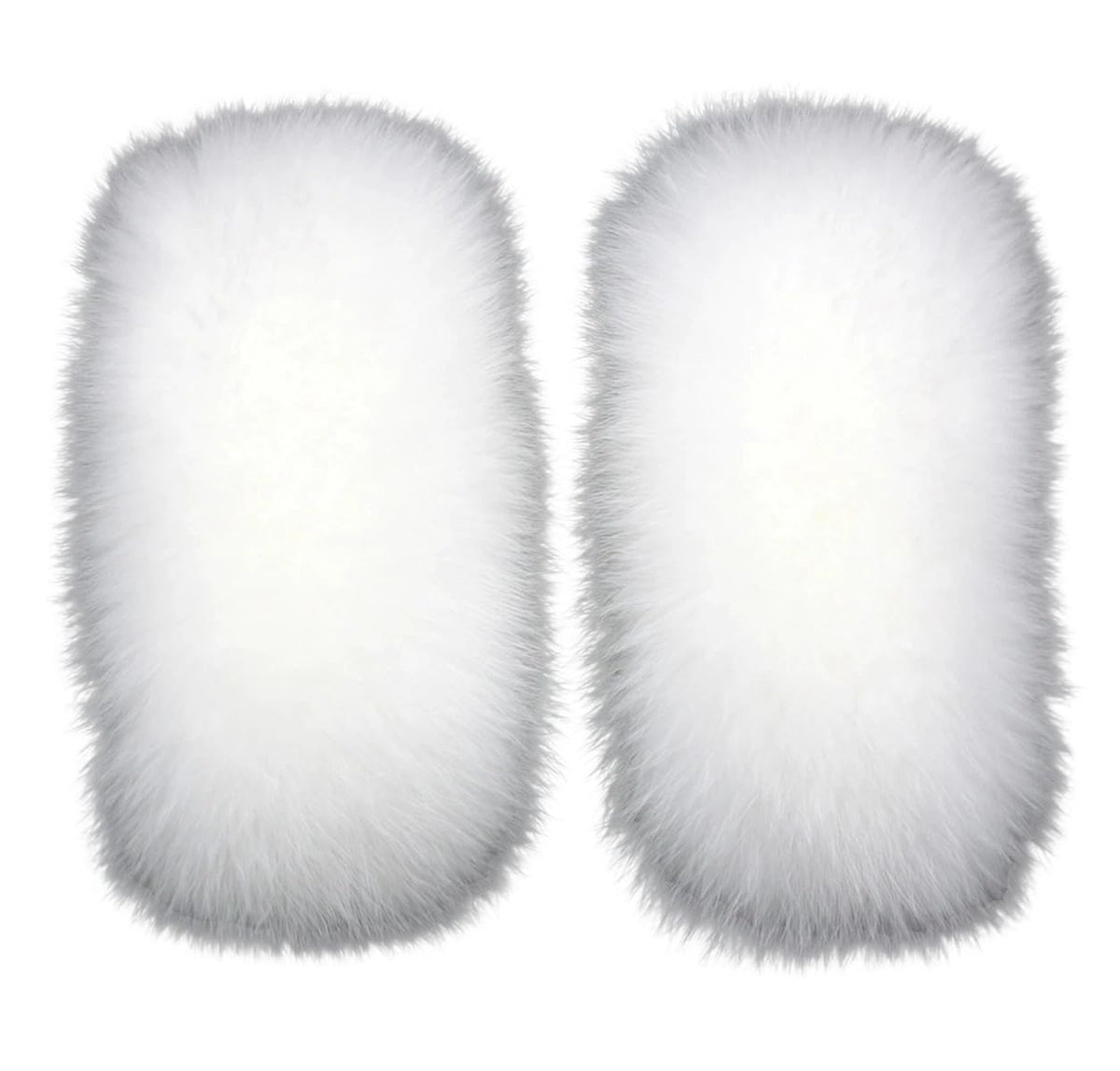 Women Wrist Cuffs Real Fox Fur Cuff Arm Warmer for Jacket Coat Sleeve Decoration Winter Warm